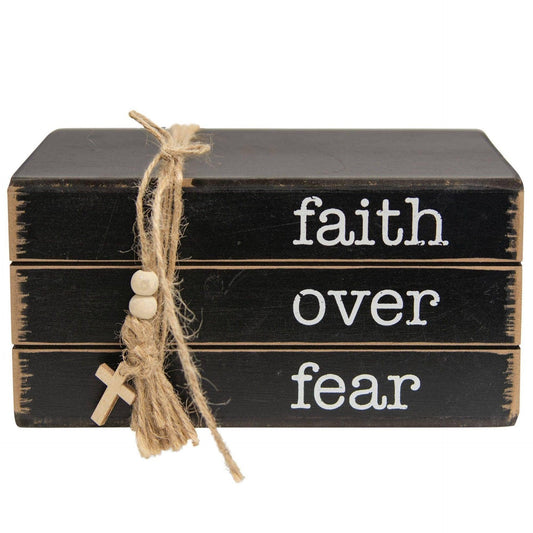 Faith Over Fear Book Stack - Sunshine and Grace Gifts