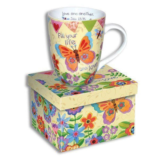Fill Your Life With Love - Mug - Sunshine and Grace Gifts