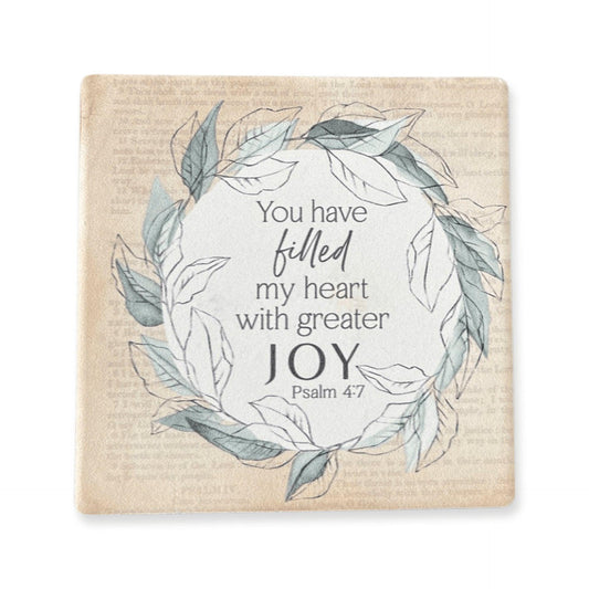Filled My Heart - Stone Coaster - Sunshine and Grace Gifts