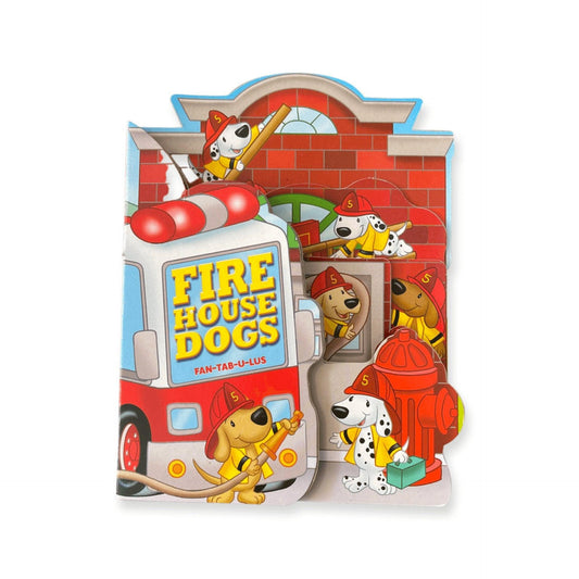Fire House Dogs Shape Book - Sunshine and Grace Gifts