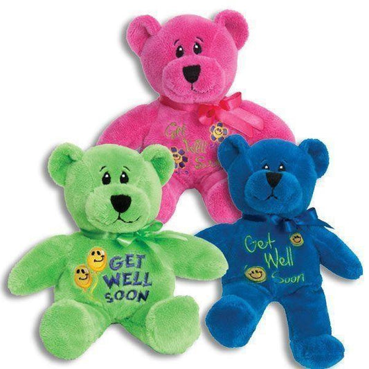 Get Well Soon Beanie Bears - Sunshine and Grace Gifts