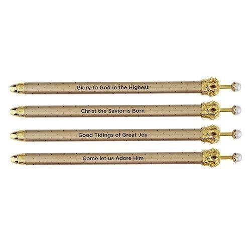 Gold Christmas Crown Pen - Sunshine and Grace Gifts