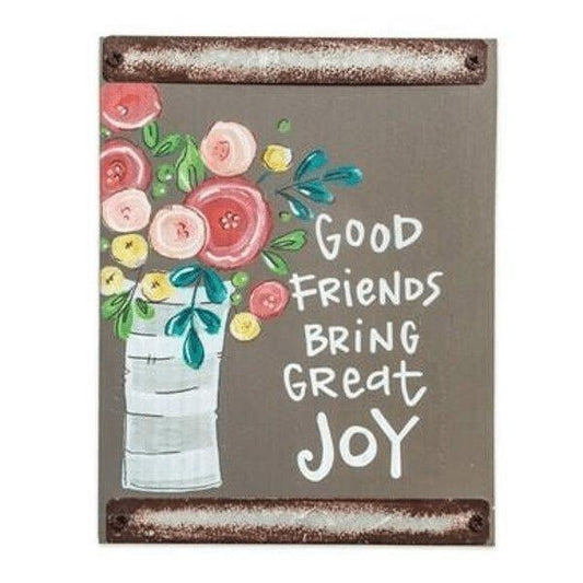 Good Friends Block Sign - Sunshine and Grace Gifts