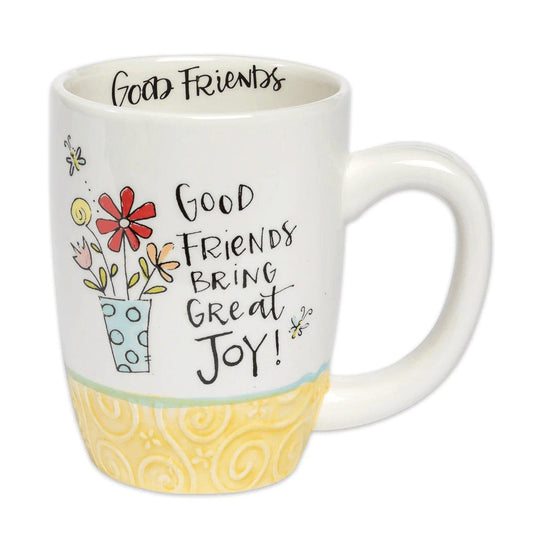 Good Friends Bring Great Joy Mug - Sunshine and Grace Gifts