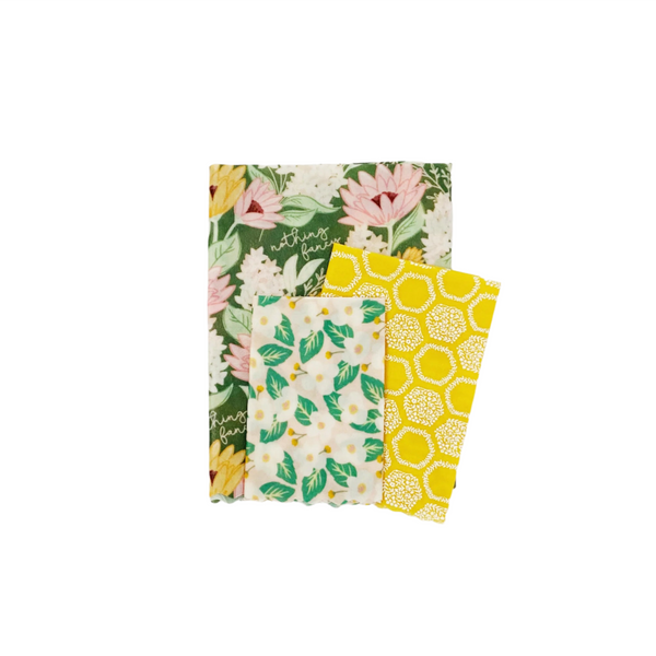 Green Acre - Beeswax Wraps Bundle (Set of 3)