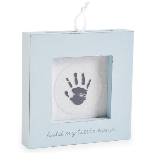 Hand And Footprint Keepsake Frame-Blue - Sunshine and Grace Gifts