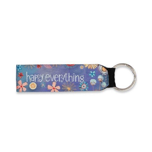 Happy Everythng Wristlet Keychain - Sunshine and Grace Gifts