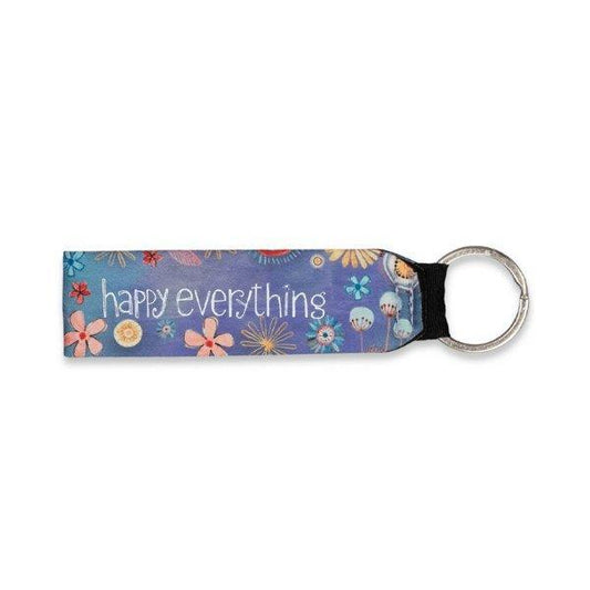 Happy Everythng Wristlet Keychain - Sunshine and Grace Gifts