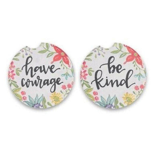 Have Courage 2Pk Car Coaster - Sunshine and Grace Gifts