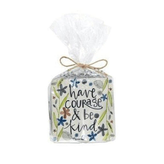 Have Courage Coasters 4Pc - Sunshine and Grace Gifts