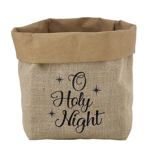 Holy Night Burlap Holder - Sunshine and Grace Gifts