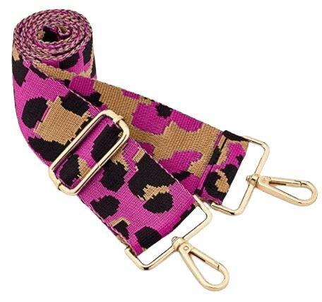 Hot Pink Leopard Guitar Purse Strap - Sunshine and Grace Gifts