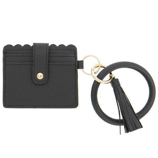 Id Wallet With Key Ring Bangle - Sunshine and Grace Gifts