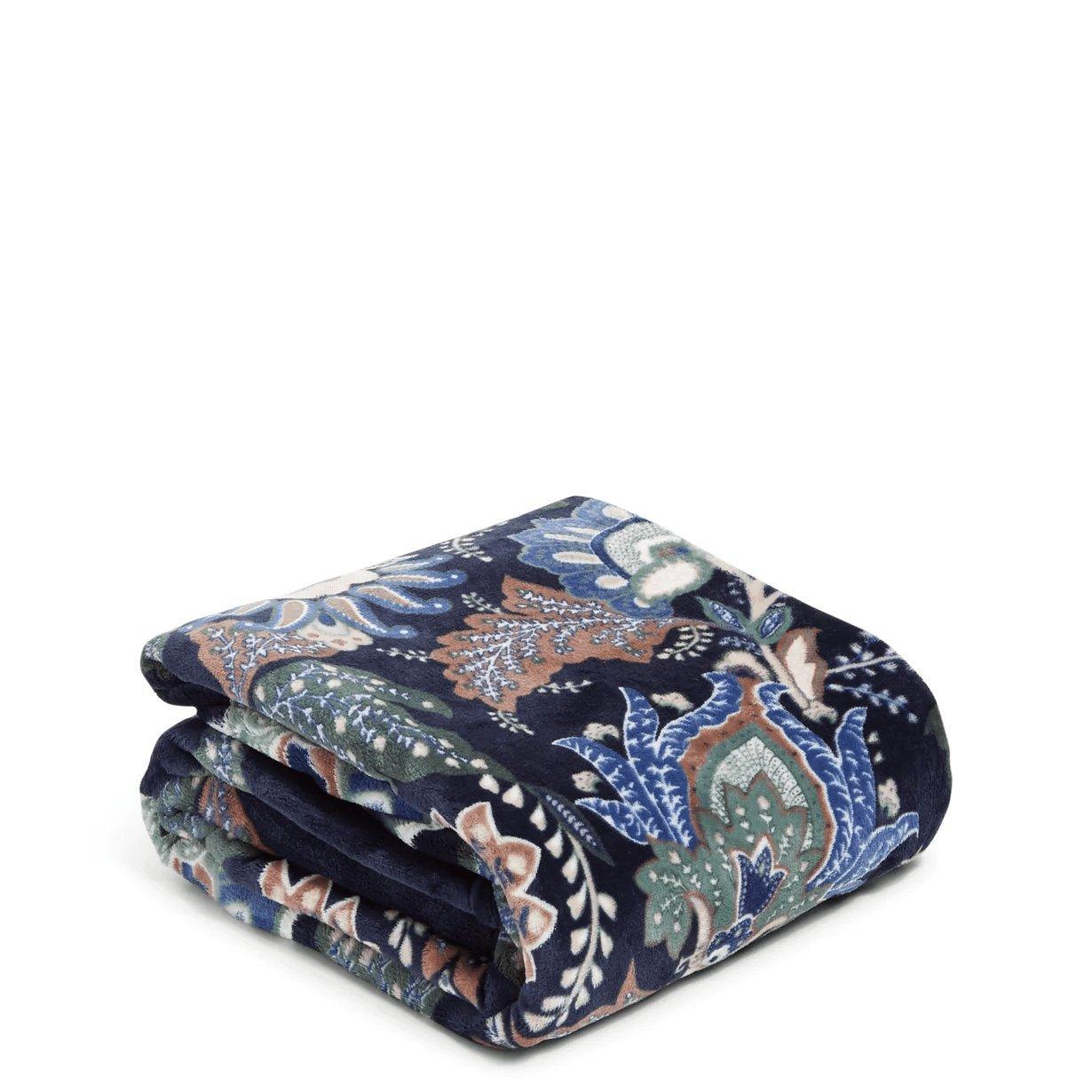 Java Navy Camo Plush Throw Blanket - Sunshine and Grace Gifts