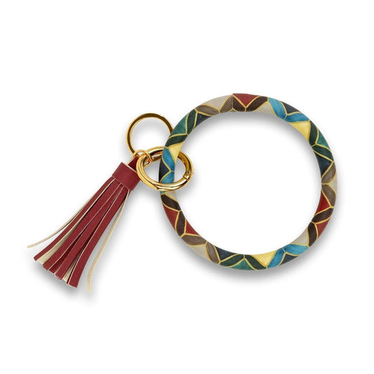 Jewel Tone O-Ring Keychain - Sunshine and Grace Gifts
