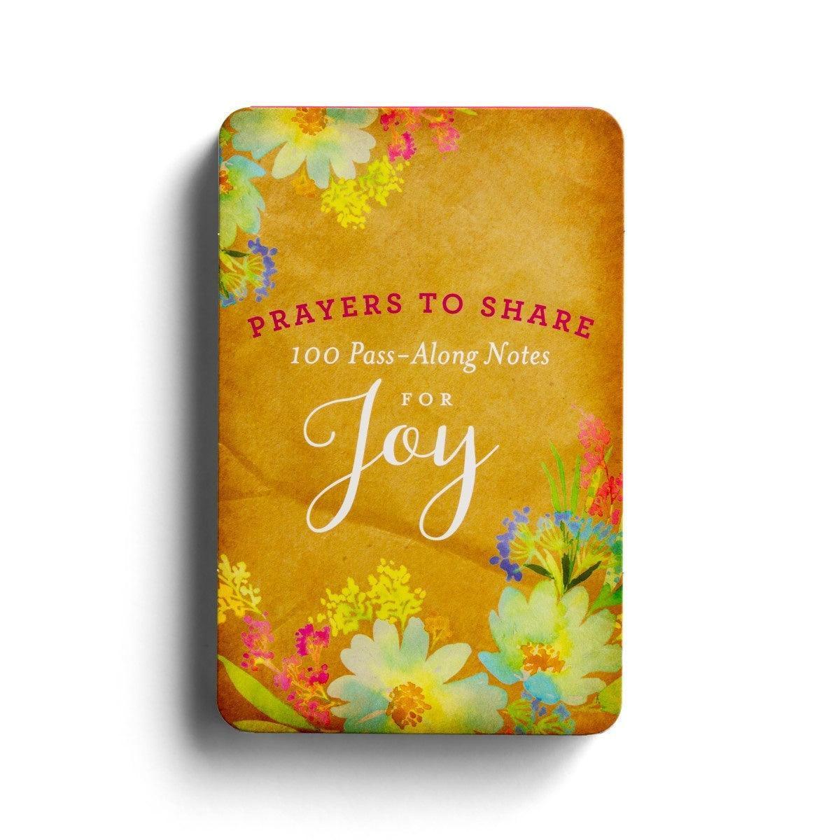 Joy Prayers To Share - Sunshine and Grace Gifts
