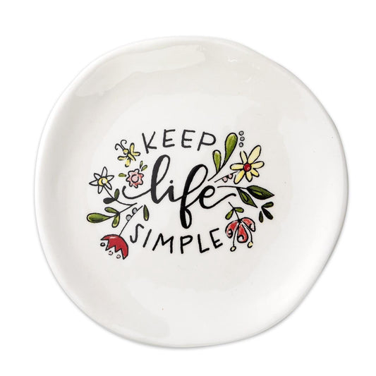 Keep Life Simple Trinket Tray - Sunshine and Grace Gifts