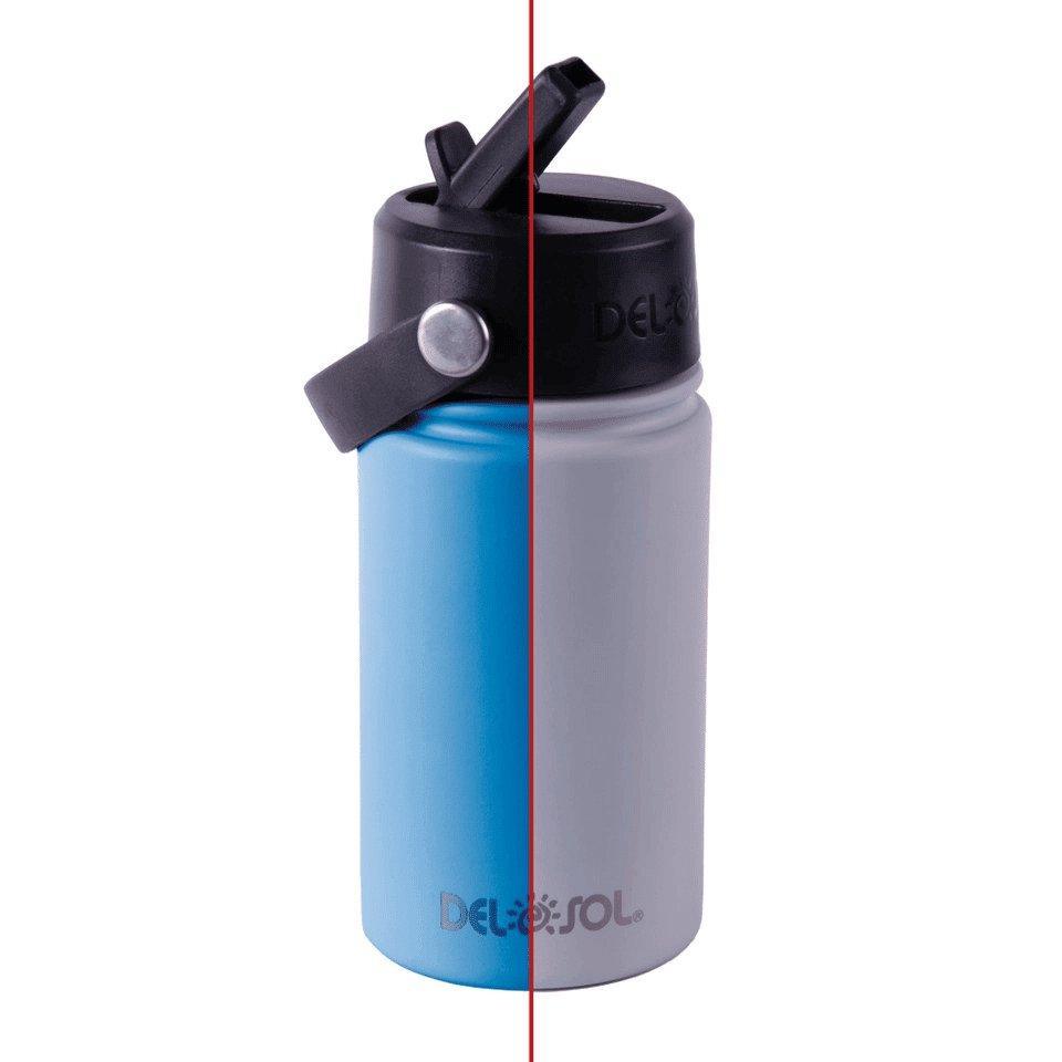Kids Water Bottle - Grey To Blue - Sunshine and Grace Gifts