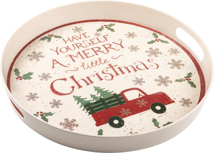 Large Truck And Tree Platter - Sunshine and Grace Gifts