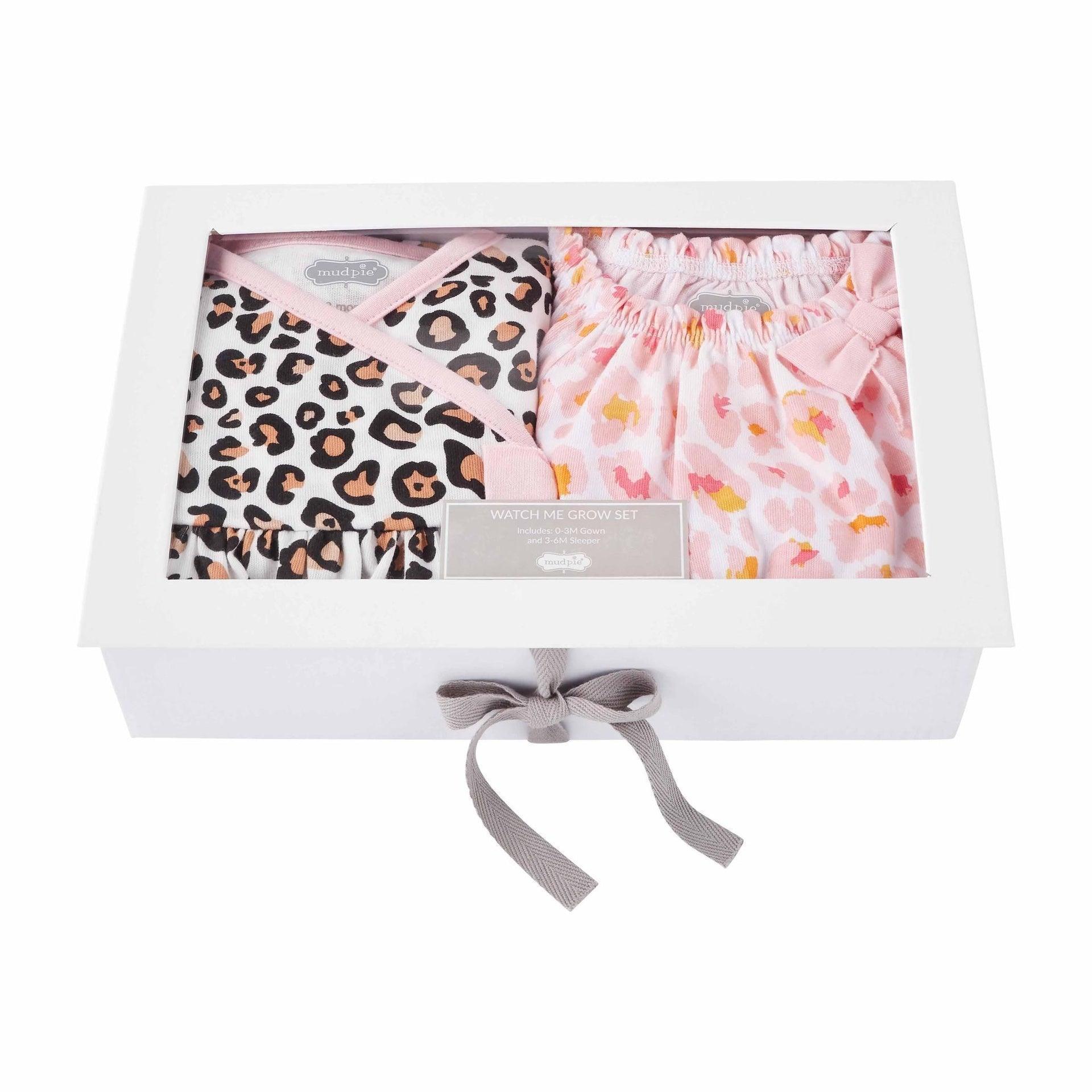 Leopard Watch Me Grow Set - Sunshine and Grace Gifts