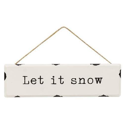 Let It Snow Metal Sign - Sunshine and Grace Gifts
