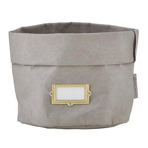 Lg Holder W/Label-Grey - Sunshine and Grace Gifts