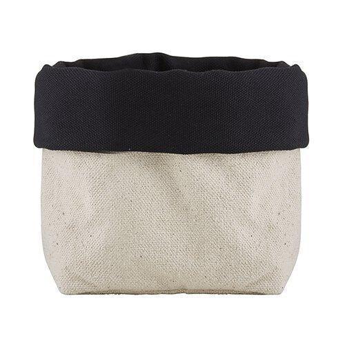 Linen Bread Pouch - Grey/Black - Sunshine and Grace Gifts