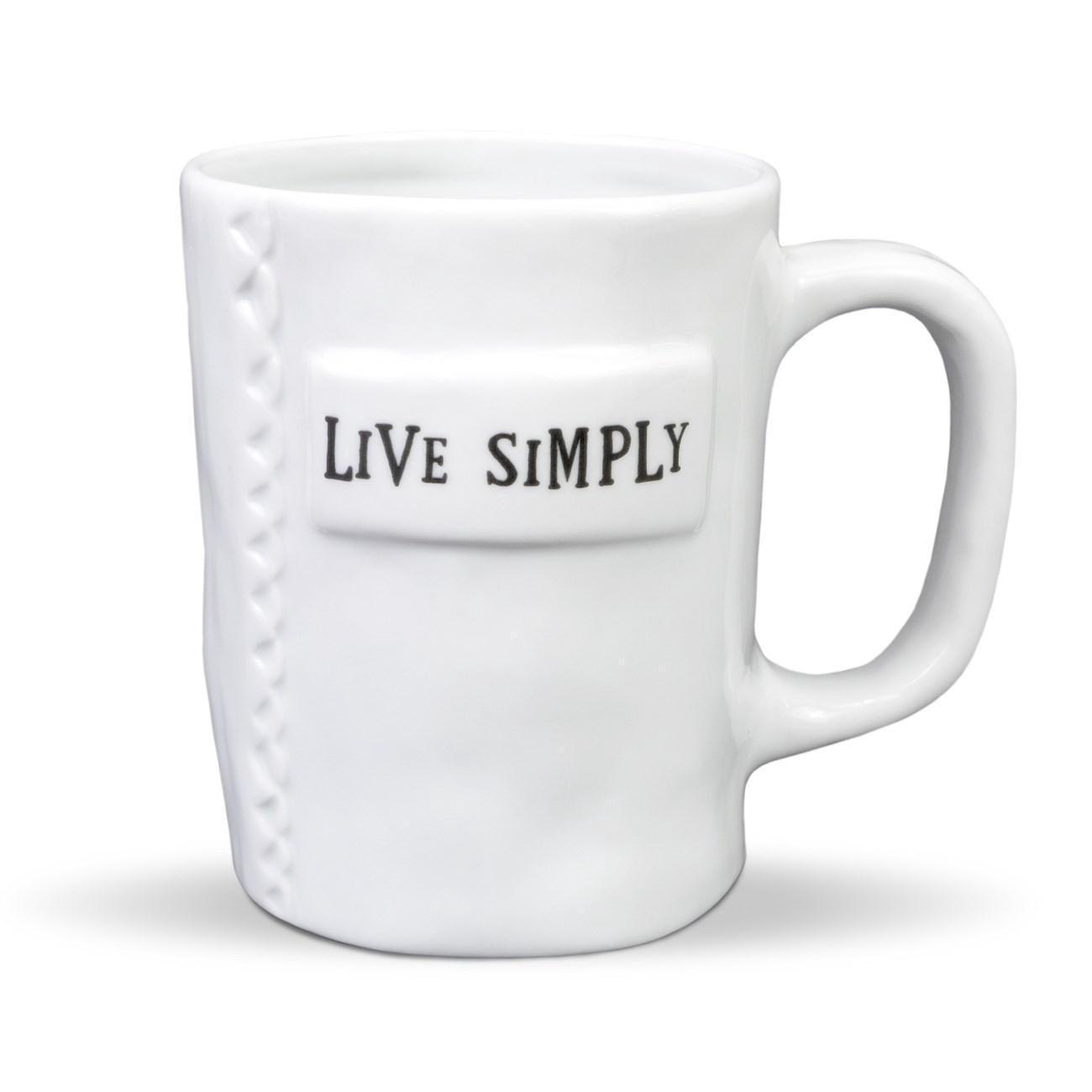 Live Simply Artisan Home Mug - Sunshine and Grace Gifts