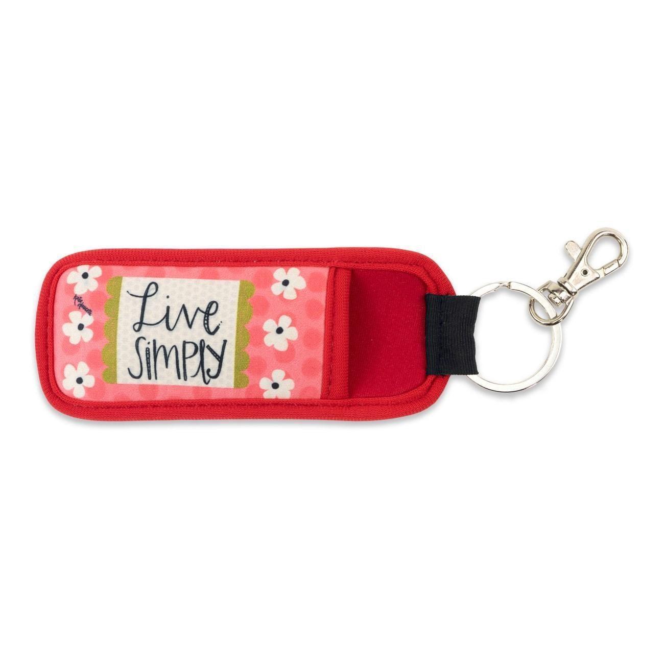 Live Simply Pocket Keychain - Sunshine and Grace Gifts