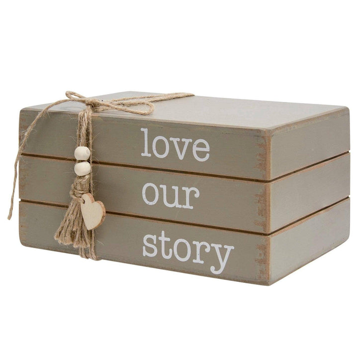 Love Our Story Book Stack - Sunshine and Grace Gifts