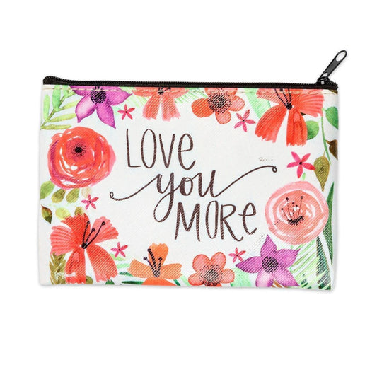 Love You More Zippered Coin Purse - Sunshine and Grace Gifts