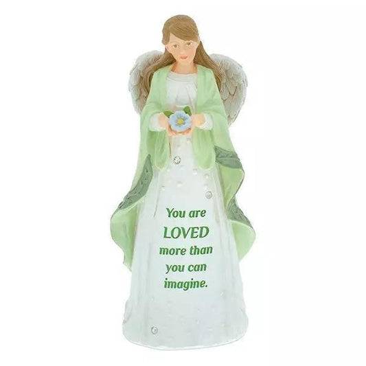 Loved- Angel W/Rhinestone Accents - Sunshine and Grace Gifts