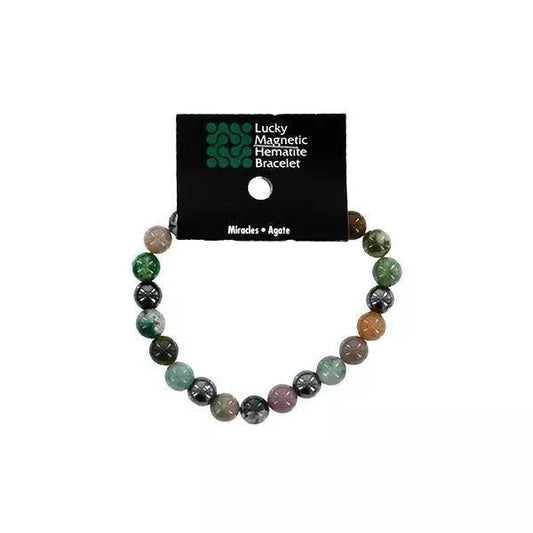 Lucky Magnetic Hematite Stretch Bracelets - Sunshine and Grace Gifts