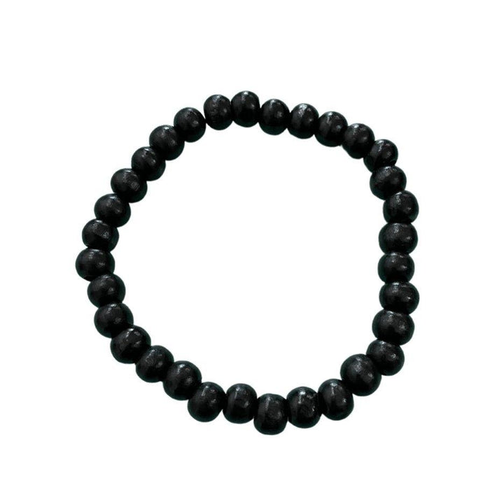 Men’S Black Beaded Bracelet - Sunshine and Grace Gifts