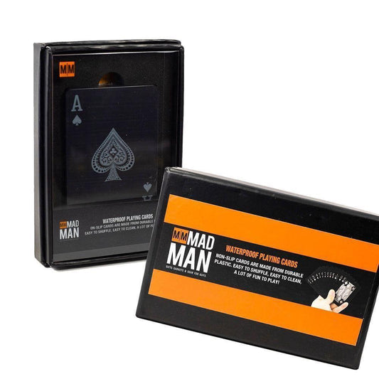 Men's Black Edition Waterproof Card Deck - Sunshine and Grace Gifts