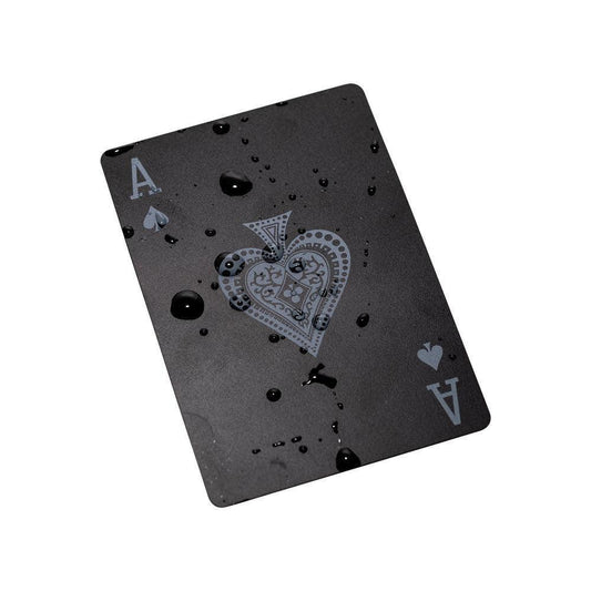 Men's Black Edition Waterproof Card Deck - Sunshine and Grace Gifts