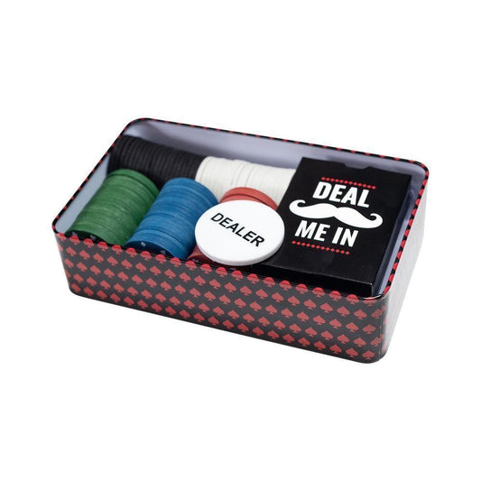 Men's Professional Poker In A Tin Set - Sunshine and Grace Gifts