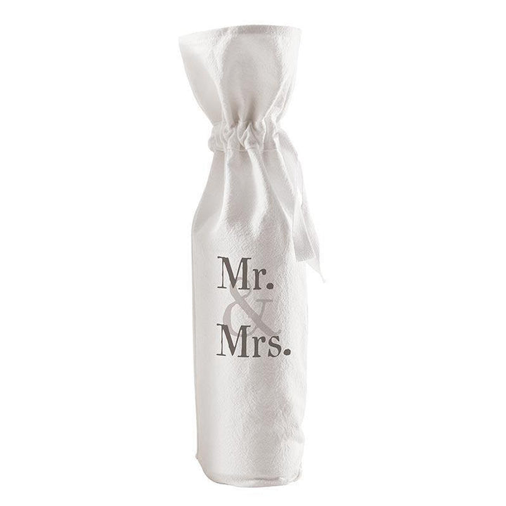 Mr. & Mrs. - Cotton Wine Bag - Sunshine and Grace Gifts