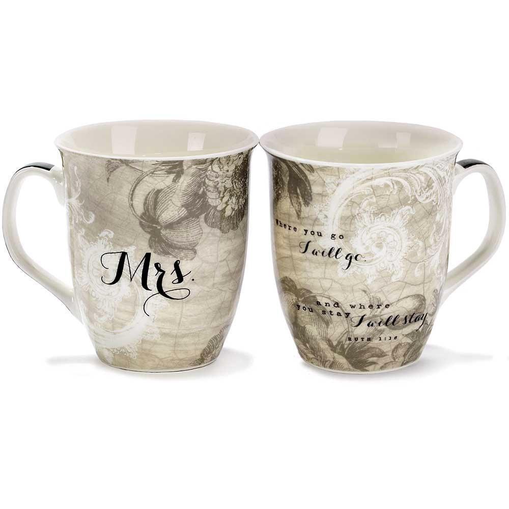Mr & Mrs Together Forever Stoneware Mug - Sunshine and Grace Gifts