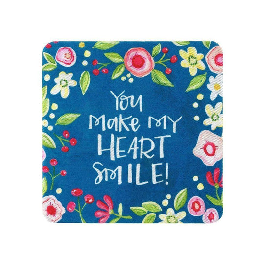 My Heart Smile Coasters 4Pc - Sunshine and Grace Gifts