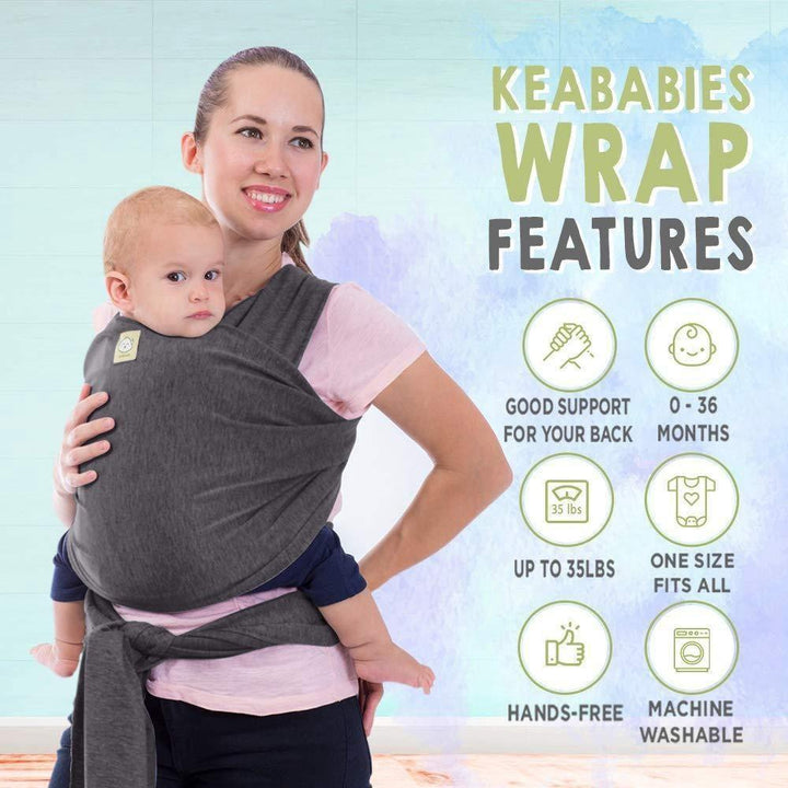 Mystic Grey- Baby Wrap Carrier - Sunshine and Grace Gifts