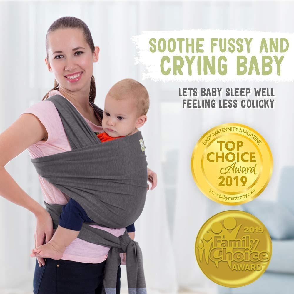 Mystic Grey- Baby Wrap Carrier - Sunshine and Grace Gifts
