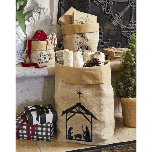 Nativity Xlarge Washable Paper Holder - Sunshine and Grace Gifts