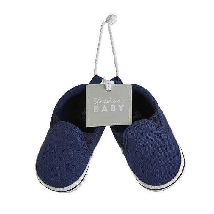 Navy Canvas Shoe 6-12Mo - Sunshine and Grace Gifts