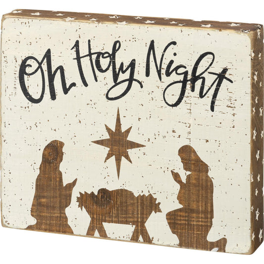 Oh Holy Night Sign - Sunshine and Grace Gifts