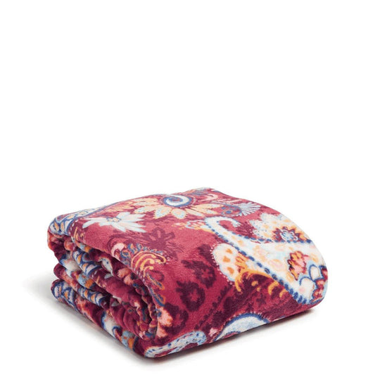 Paisley Jamboree Plush Throw Blanket - Sunshine and Grace Gifts