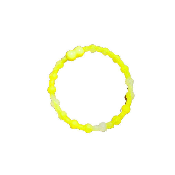 Pro Hair Tie - Clear Neon Yellow - Sunshine and Grace Gifts