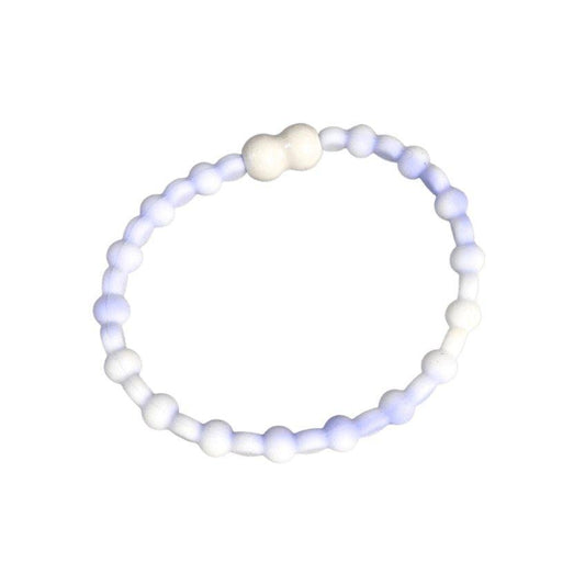 Pro Hair Tie - White Pastel Purple - Sunshine and Grace Gifts