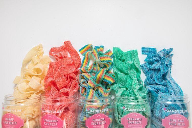 Rainbow Sour Belts - Sunshine and Grace Gifts