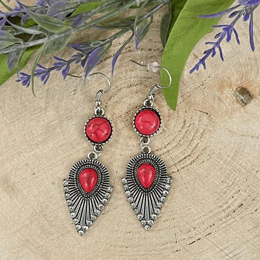 Red Arrow Earrings - Sunshine and Grace Gifts